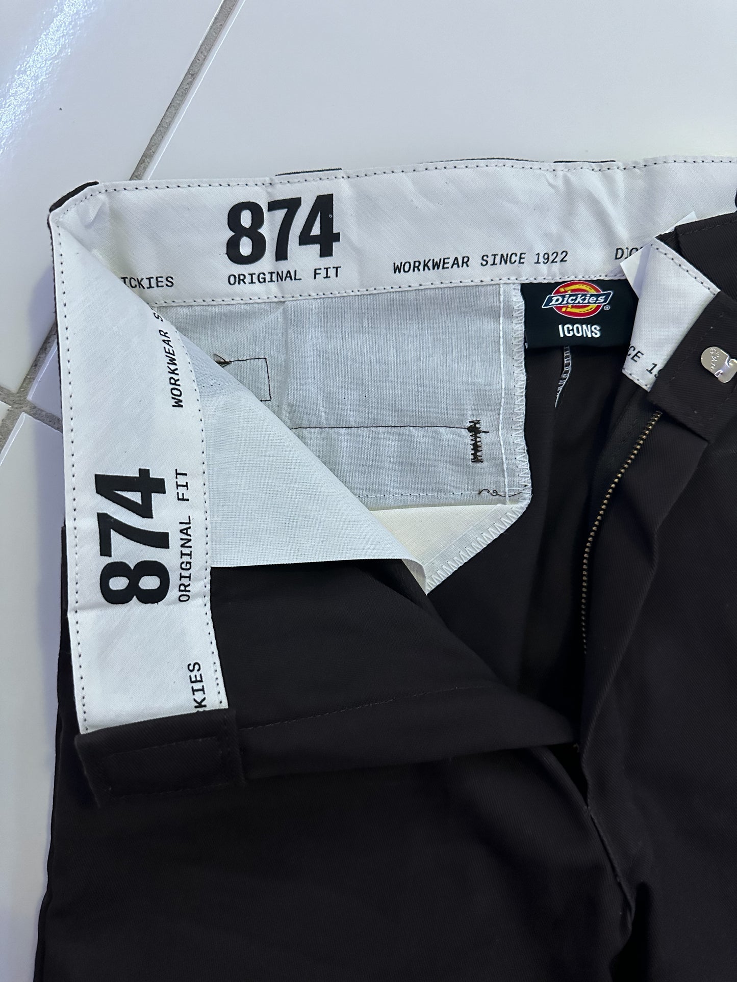 34x32 | Dickies 874 Dark Brown