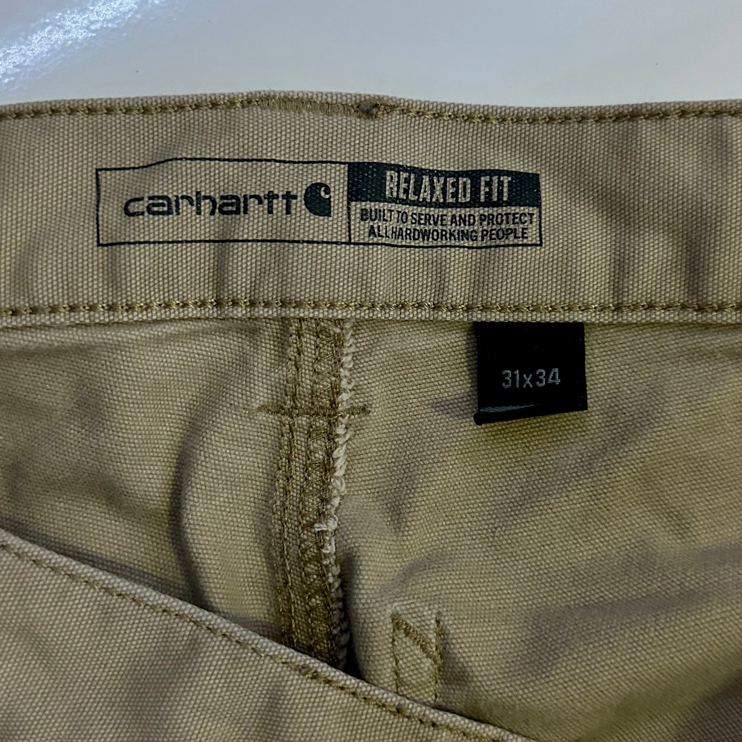 31x34 | Carhartt Beige Jeans