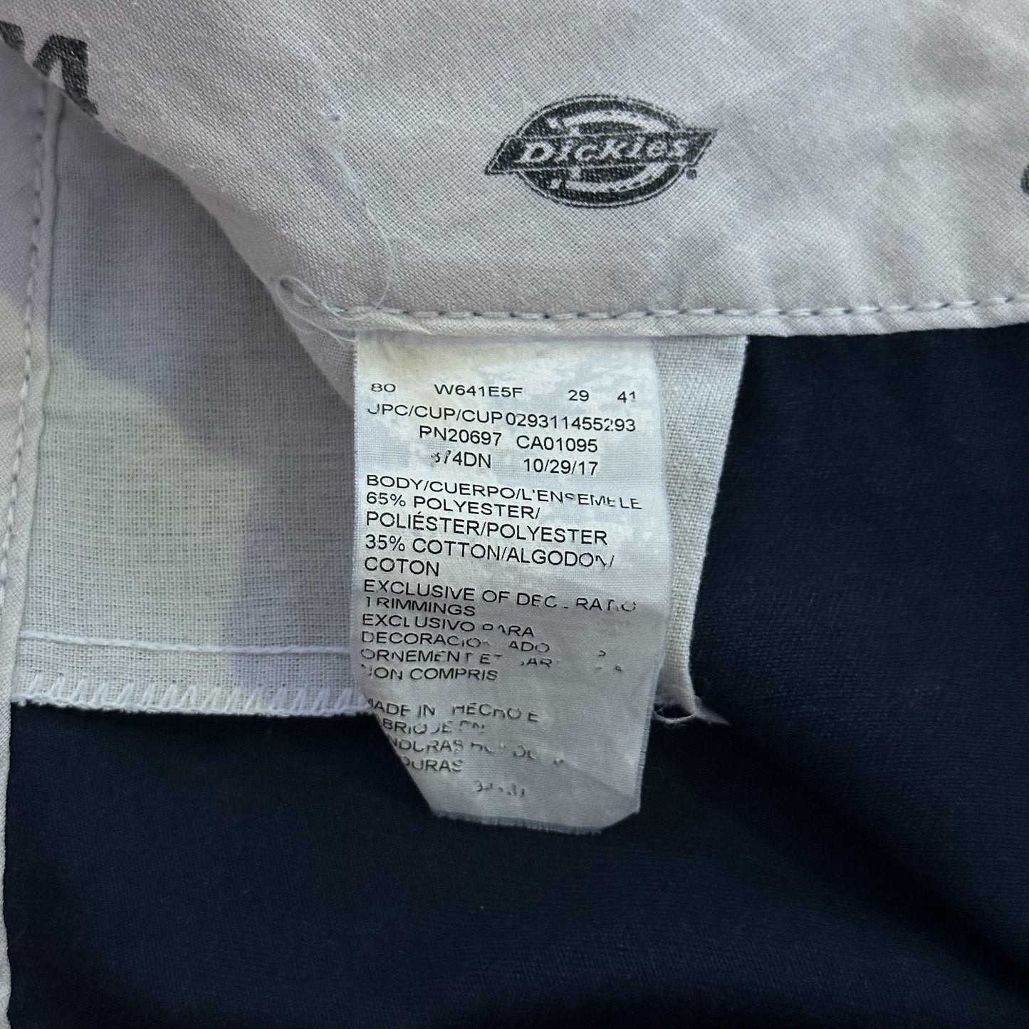 34x32 | Dickies 874 Dark Blue