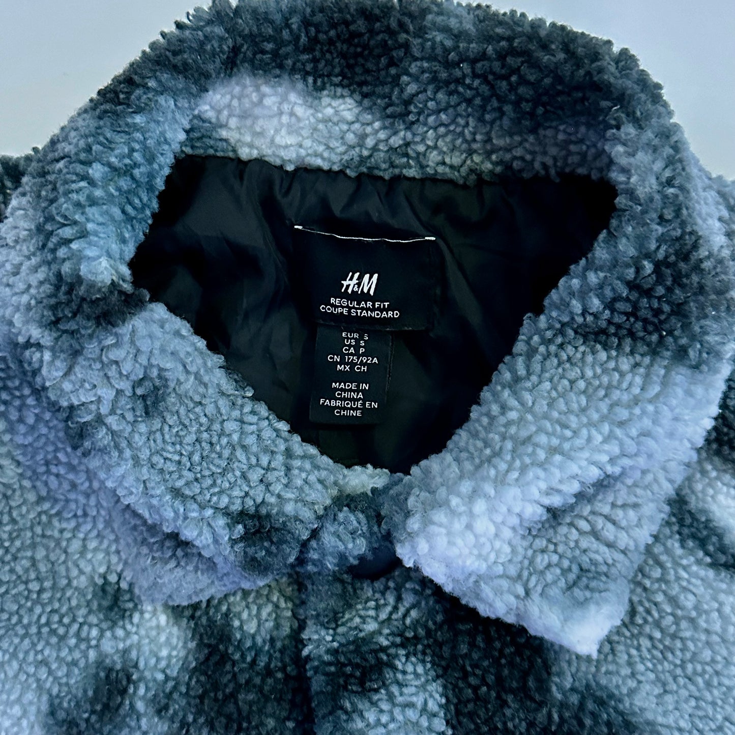 S/M | H&M Sherpa Snap Jacket