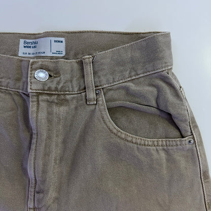 30 x 32 | Bershka Wide Leg Beige