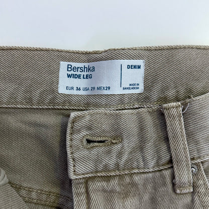 30 x 32 | Bershka Wide Leg Beige
